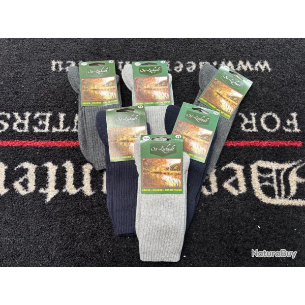 magnifique lot de 6 paires de chaussettes haute 39/42 d�stockage enchere r93 by cyril pas creer en s