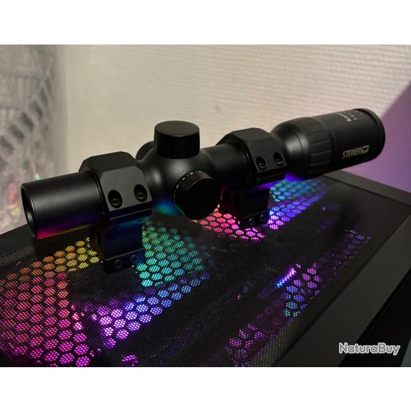 Lunette de battue Steiner 1-4x24 comme neuf vendu avec collier