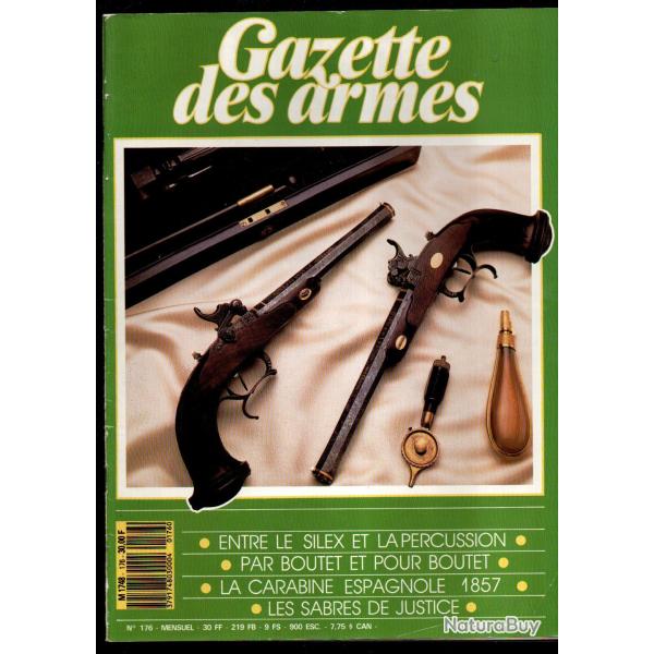 gazette des armes 176, carabine mle 1857 en afrique , bersagliers 1915-1945 part 2, arm�e libanaise