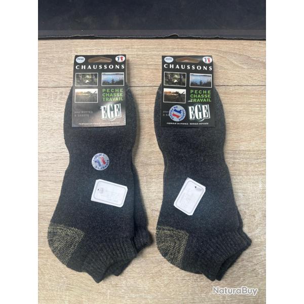 lot de deux paires de chaussons botte  , taille au choix de 38 a 47 d�stockage chasse ench�re