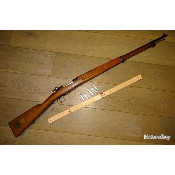mauser su�dois Mauser Su�dois Carl Gustaf M96 1900 - Parfait �tat avec bretelle et 5 clips.