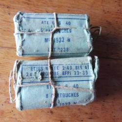 ww1 2 boites complettes pour 8 mm lebel