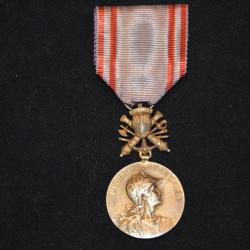 MEDAILLE DU MERITE NATIONAL PREPARATION MILITAIRE (1913)-VERMEIL SIGNEE RASUMNY