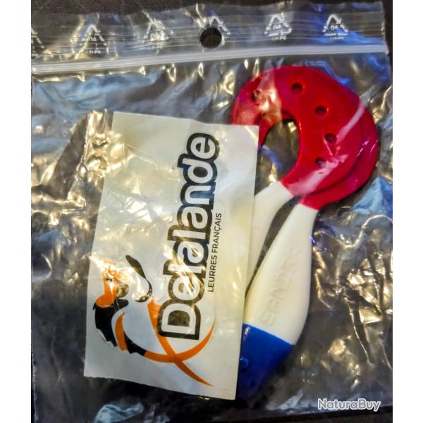 Leurre delalande sandra couleur bleu blanc rouge