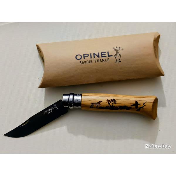 Couteau pliant Opinel N�8Sc�ne chasse