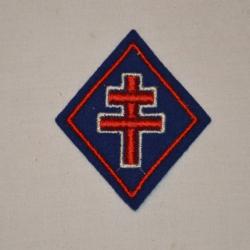 INSIGNE FORCE FRANCAISE LIBRE-1&deg; DIVISION FRANCAISE LIBRE-1&deg;DFL-LIBERATION-FFL