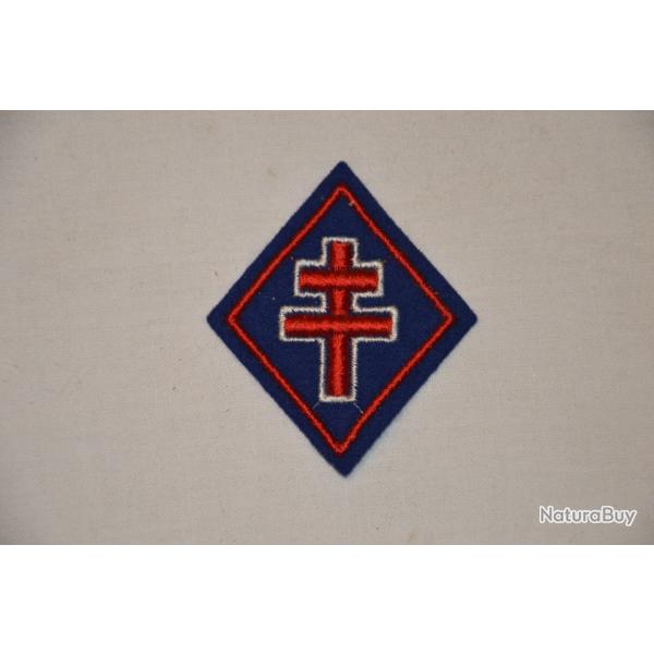 INSIGNE FORCE FRANCAISE LIBRE-1� DIVISION FRANCAISE LIBRE-1�DFL-LIBERATION-FFL