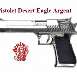 R&eacute;plique  Pistolet D&eacute;sert Eagle Argent