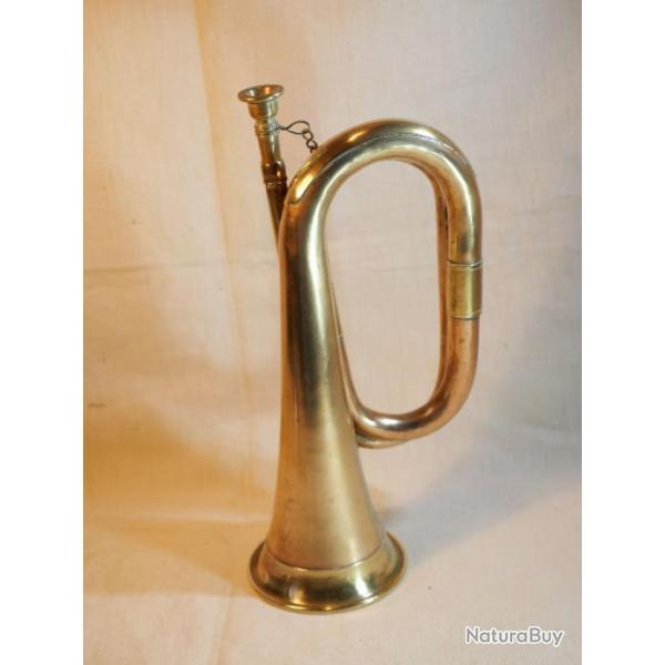AUTHENTIQUE Rare bugle de l'arm�e britannique de la premi�re guerre mondiale WWI  SDB24CUI002