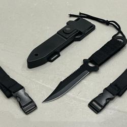 Couteau de combat &eacute;tui ABS ench&egrave;re