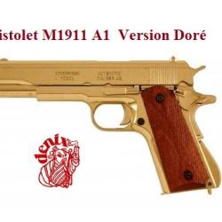 R&eacute;plique Pistolet  M1911 A1  Dor&eacute;