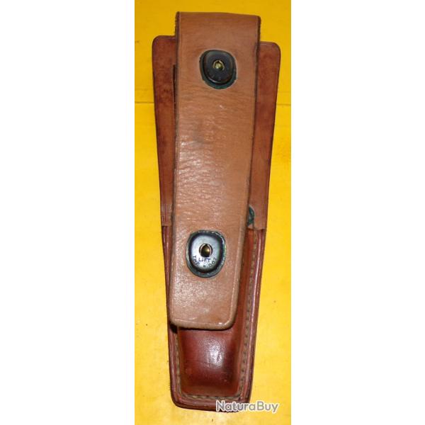 ARMEE AMERICAINE U.S : ETUI EN CUIR POUR SET D'OUTILLAGE CS-34 ,  MONTEUR DE LIGNE DES TRANSMISSIONS