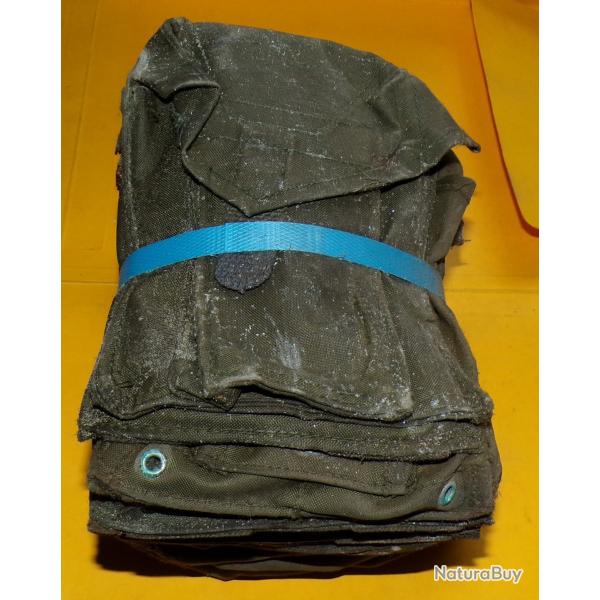 LOT DE 10 PORTES MAGASIN MILITAIRE DE L'ARMEE FRANCAISE POUR FAMAS ,ABIME LE METAL EST OXYDE , FABRI