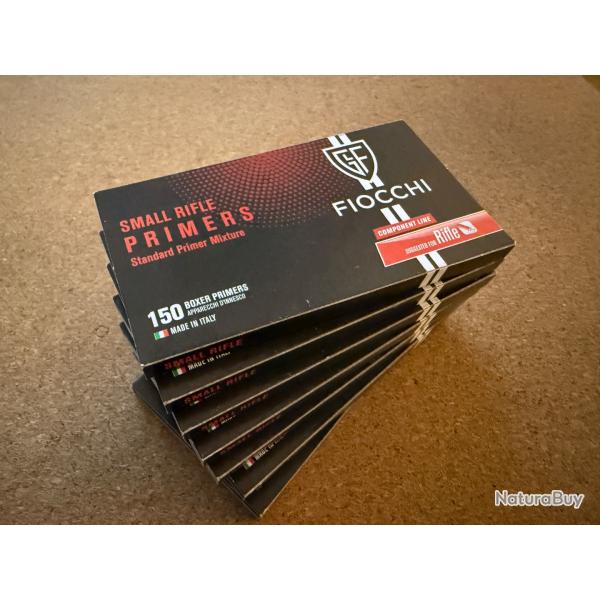 1050 Amorces Fiocchi Small Rifle