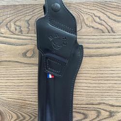 Holster cuir Mod. Combat droitier pour MR 73