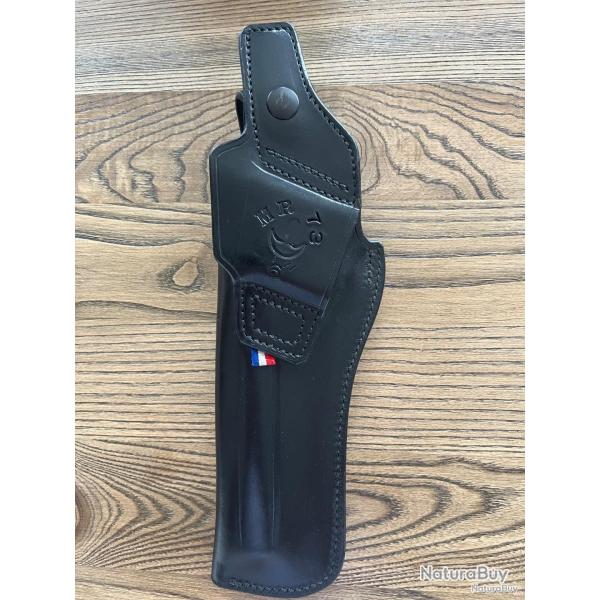 Holster cuir Mod. Combat droitier pour MR 73