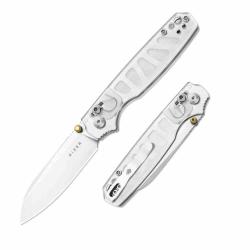 Couteau Kizer Pokiman CS Lame Acier AEB-L Manche Clear Acrylic Clutch Lock KIV3789A5