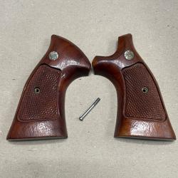 Plaquettes Bois - Smith & Wesson K/L Square Butt
