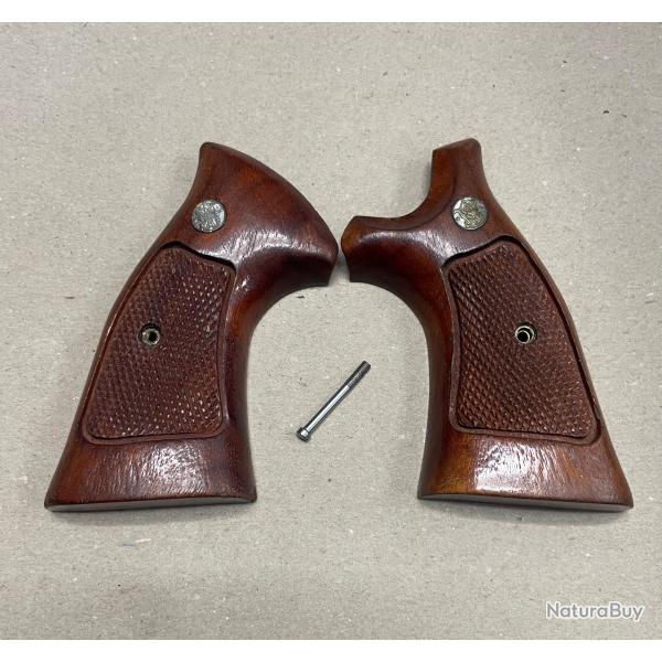 Plaquettes Bois - Smith & Wesson K/L Square Butt