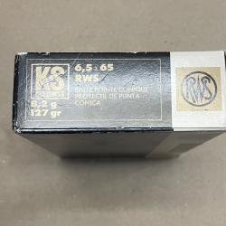 20 munitions RWS 6,5x65  KS - 127gr