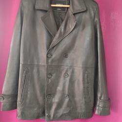 Veste cuir / caban cuir taille m