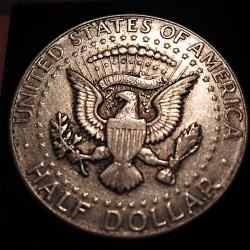 U.S.A piece de half dollar Kennedy 1966 argent 40% TTB