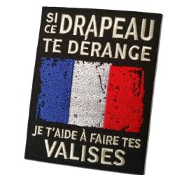 Si ce Drapeau te d&eacute;range , je t'aide &agrave; faire tes valises-Hauteur : 11 cm Largeur : 8.5 cm