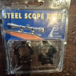 Colliers haut CZ 527 diam 25,4 mm