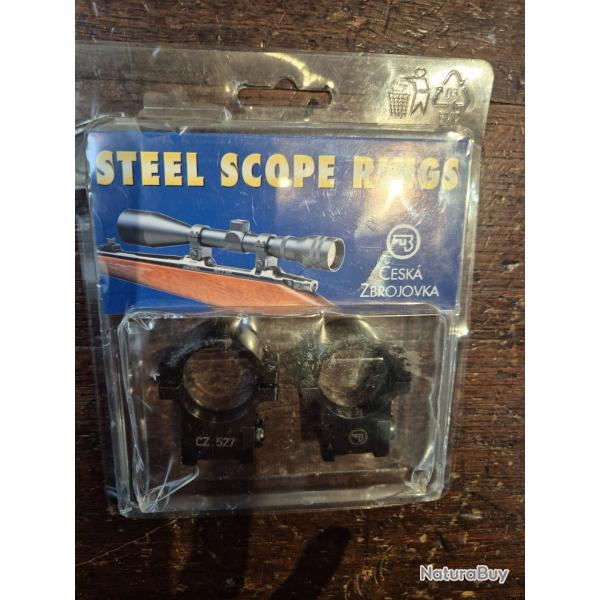 Colliers haut CZ 527 diam 25,4 mm