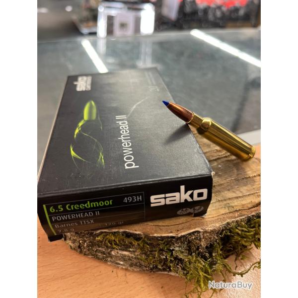 SAKO POWERHEAD 2 120 GR BARNES TTSX 6.5 CREEDMOOR