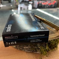 SAKO HAMMERHEAD 7X65R 170GR(BOITE DE 20)