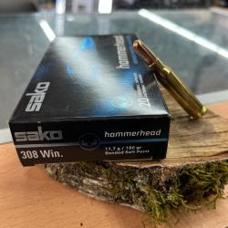 SAKO HAMMERHEAD 308 WIN 180GR(BOITE DE 20)