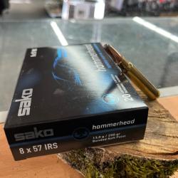 SAKO HAMMERHEAD 8X57 IRS 200GR(BOITE DE 20)