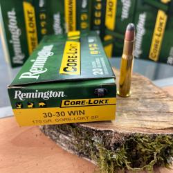 REMINGTON 30-30 CORE LOKT 170GR(BOITE DE 20)