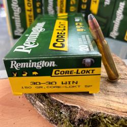 REMINGTON 30-30 CORE LOKT 150GR(BOITE DE 20)