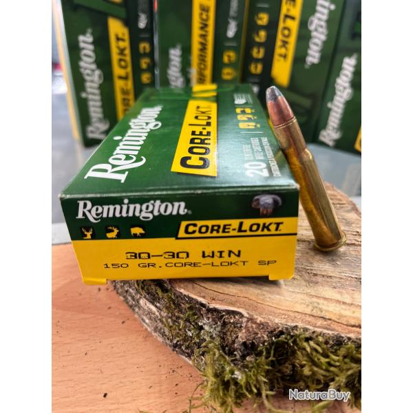 REMINGTON 30-30 CORE LOKT 150GR(BOITE DE 20)