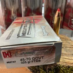 HORNADY LEVEREVOLUTION 45-70 GOVT 325 GR FTX(BOITE DE 20)