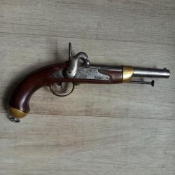 Pistolet &agrave; silex Fran&ccedil;aise (1 euros sans r&eacute;serves)