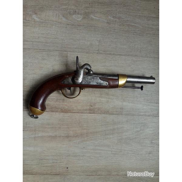 Pistolet � silex Fran�aise (1 euros sans r�serves)