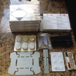 Lot de 6 kits de r&eacute;chauffage compact, trek, chasse, survie etc...
