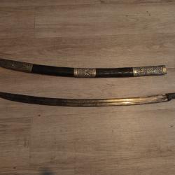 Sabre ottoman argent , (1 Euro)