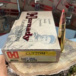 HORNADY CUSTOM 8X57 JRS 170GR SST(BOITE DE 20)