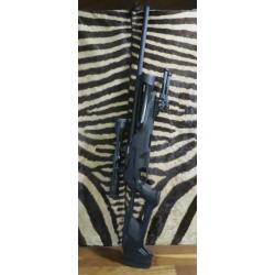 Carabine PCP REXIMEX Accura cal.22 - lunette Hawke Vantage 4-12x50i - bipieds