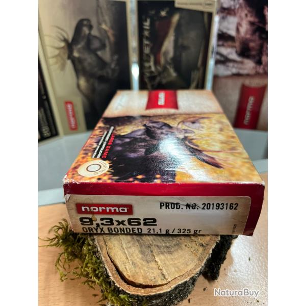 NORMA 9.3X62 ORYX BONDED 325 GR ( BOITE DE 20)