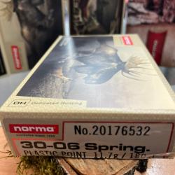 NORMA PLASTIC POINT 30-06 SPRING 180GR (BOITE DE 20)