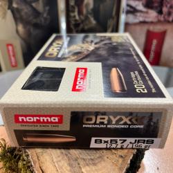 NORMA ORYX 8X57 JRS 196 GR (BOITE DE 20)