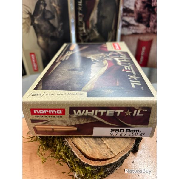 NORMA WHITETAIL 280 REM 150GR (BOITE DE 20)