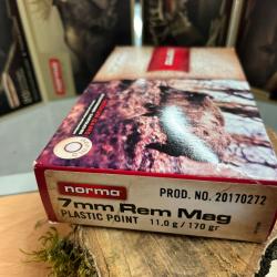 NORMA PLASTIC POINT 7 MM REM MAG 170GR (BOITE DE 20)