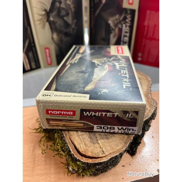 NORMA WHITETAIL 308 WIN 180GR (BOITE DE 20)