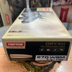 NORMA ORYX 270 WSM 150GR (BOITE DE 20)